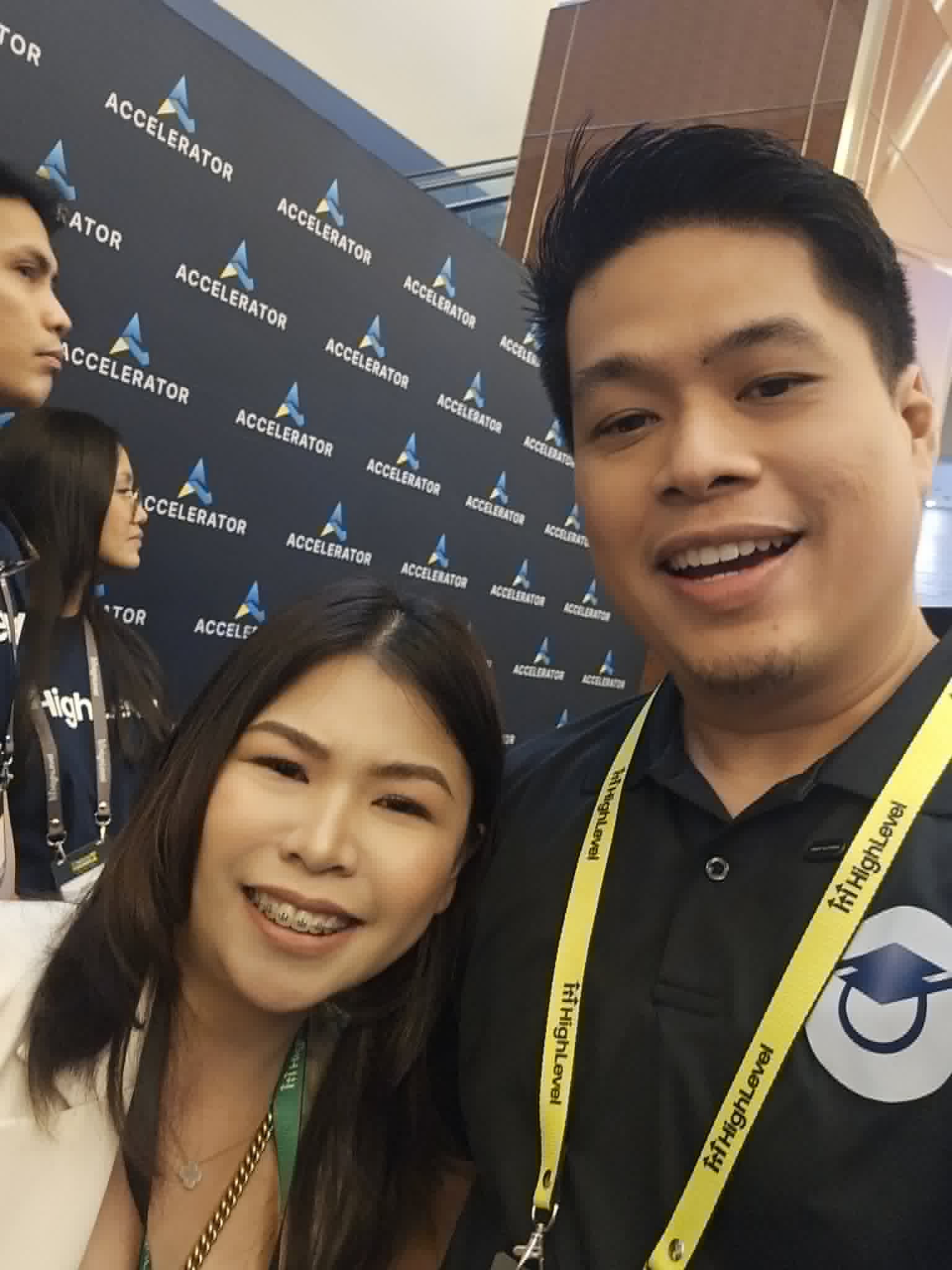 Clive Llora with cece tan